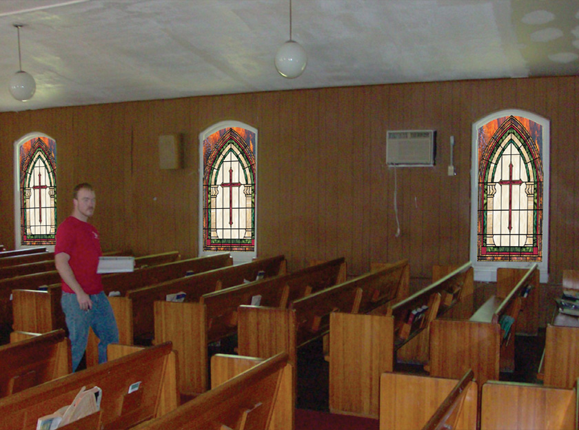Illuminado design IN-9 in church