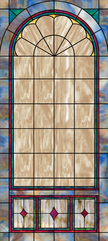 church window film design