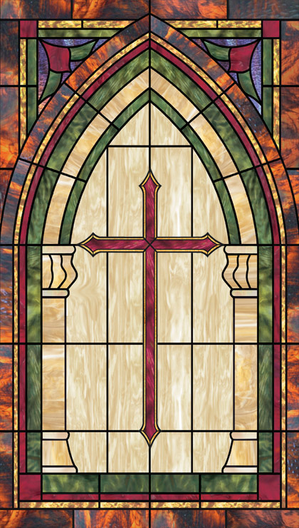 Window Film IN-9 with cross