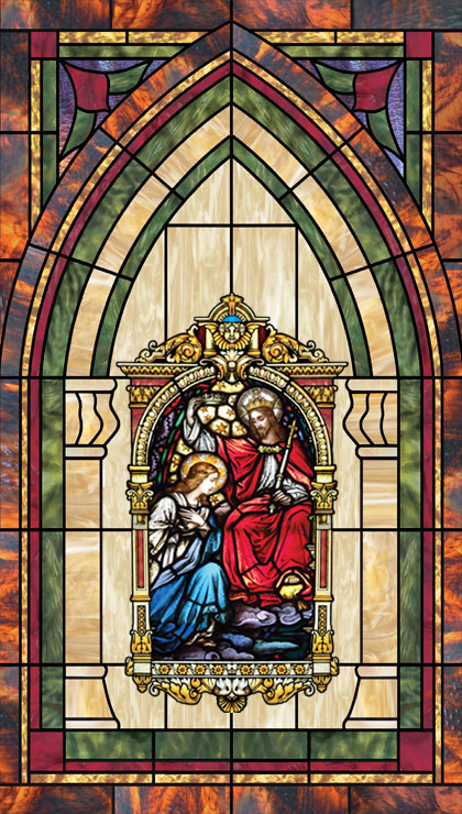 Illuminado window film church design In-9