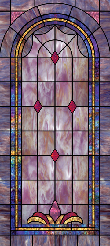 Church window film design In-6