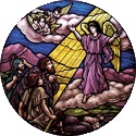 church window film medallions