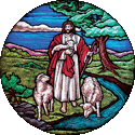 decorative window film medallion